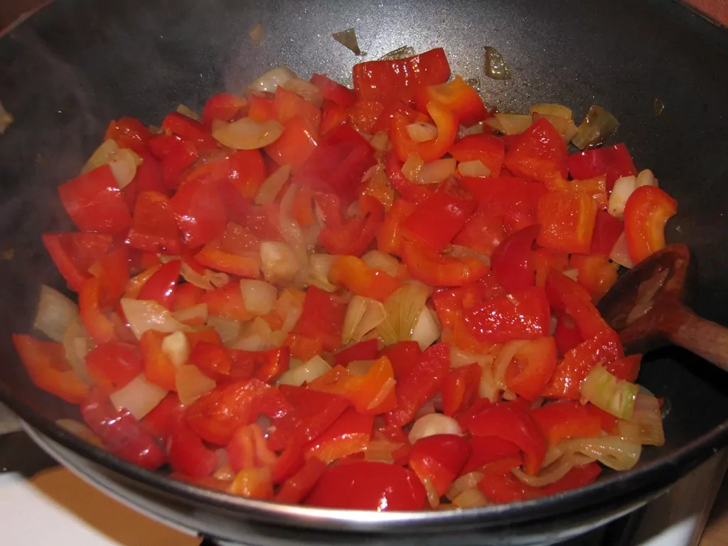 Mencas fileja a la china style