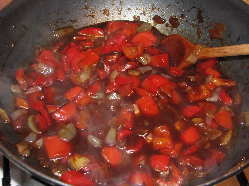 Mencas fileja a la china style