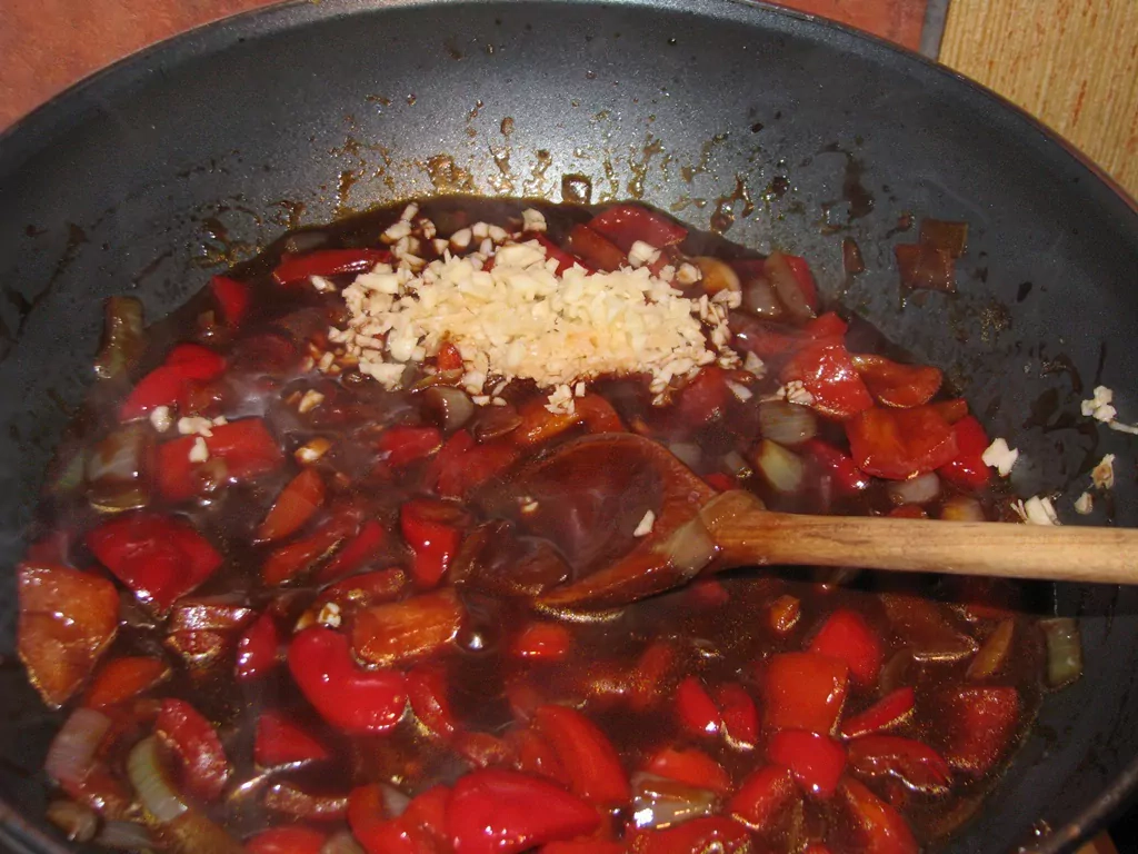 Mencas fileja a la china style