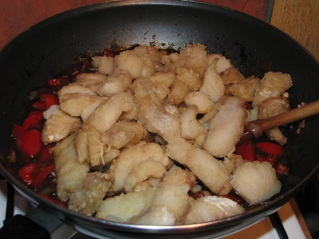 Mencas fileja a la china style