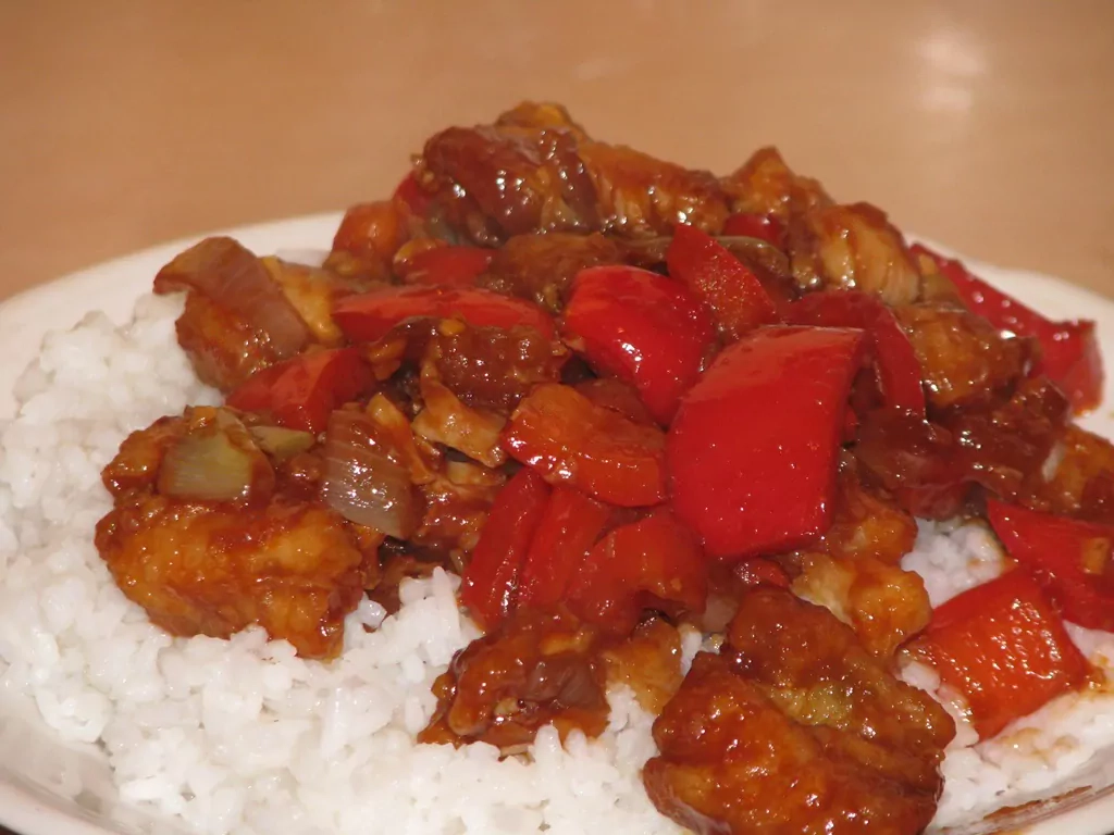 Mencas fileja a la china style