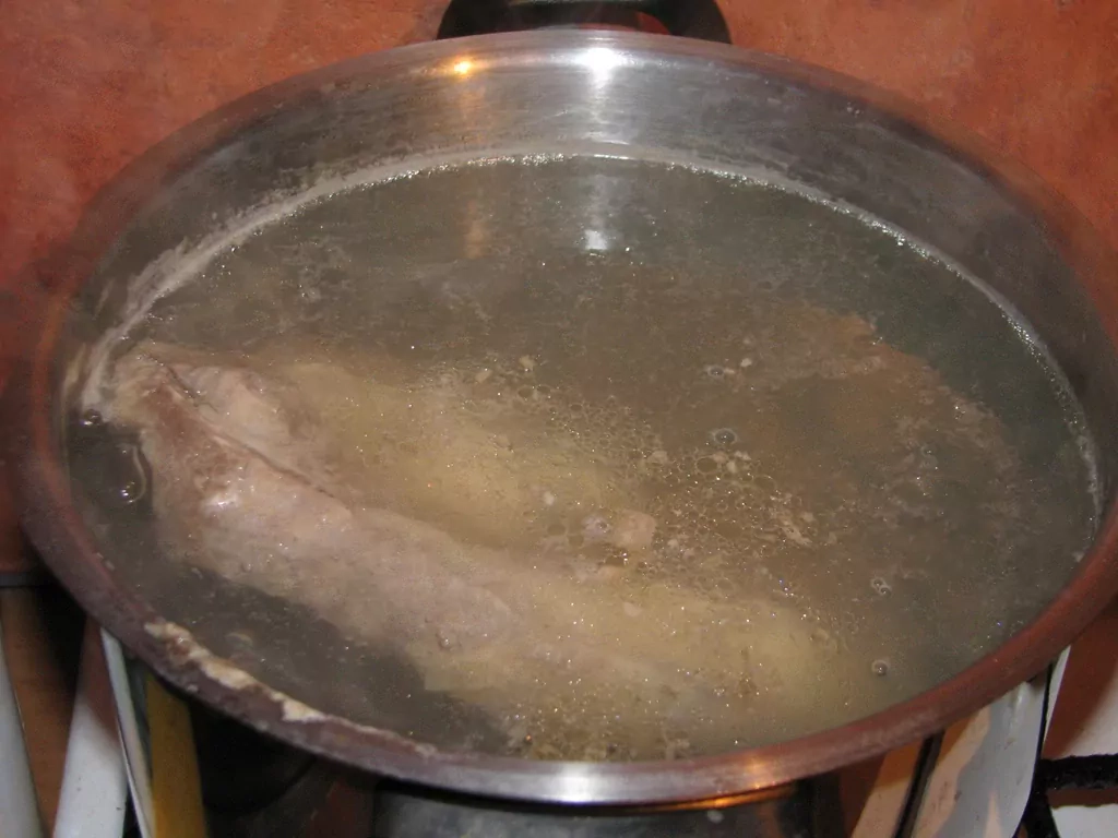 Vec vecāsmammas biešu zupa ar liellopu gaļu