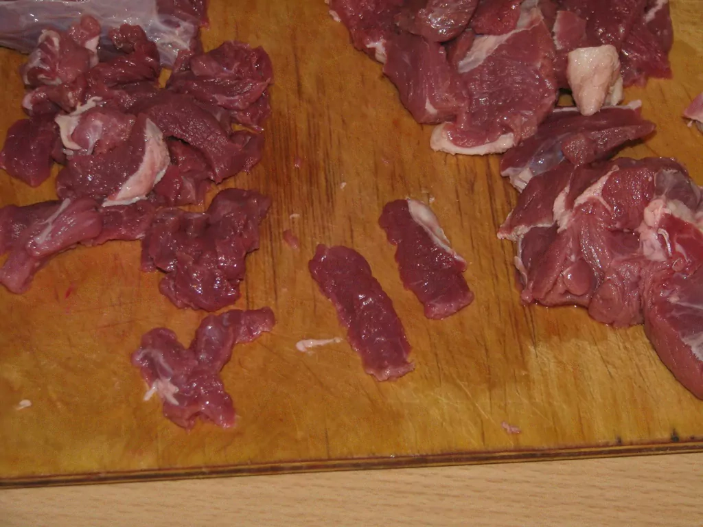 BefstrogOnovs vai befstrogAnovs ar liellopu gaļu