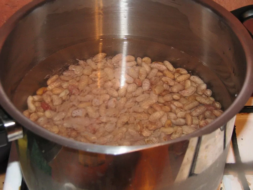 Liellopa gaļas sautējums ar pupiņām, ananāsiem un papriku