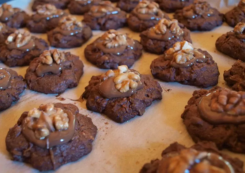 Afganai - traškūs šokoladiniai sausainiai