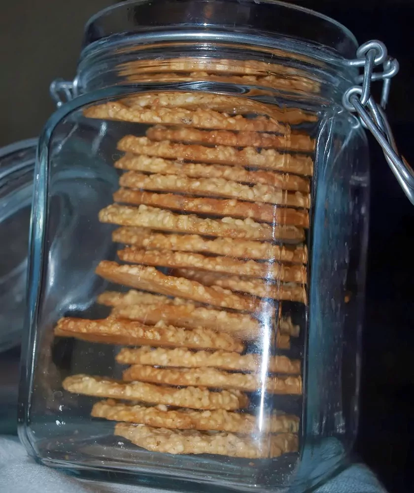 Sezamų sausainiai pagal Beatą (žaibiškai pagaminami)