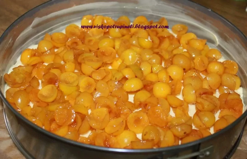 Pyragas su kaukazinėmis slyvomis (tinka ir kiti vaisiai ar uogos)