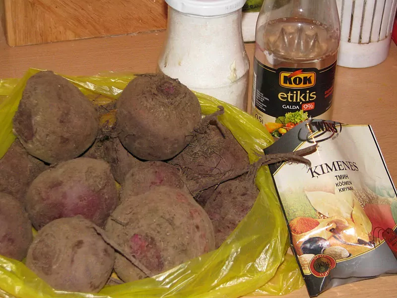 Marinētas bietes ziemai