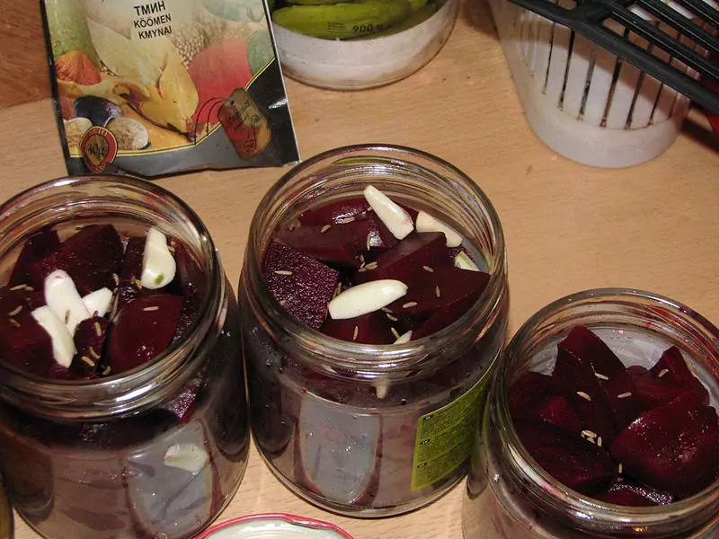 Marinētas bietes ziemai