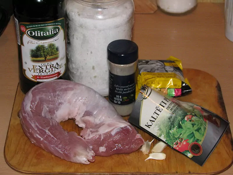 Cepta cūkas fileja uz pannas Cepta cūkas fileja uz pannas