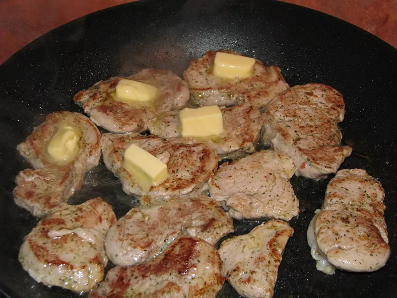 Cepta cūkas fileja uz pannas Cepta cūkas fileja uz pannas