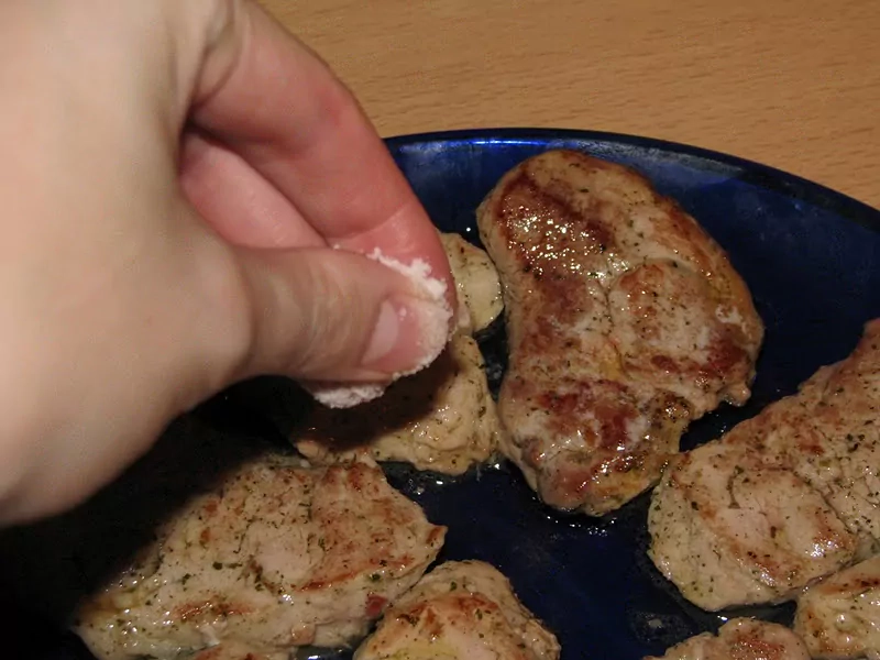 Cepta cūkas fileja uz pannas Cepta cūkas fileja uz pannas