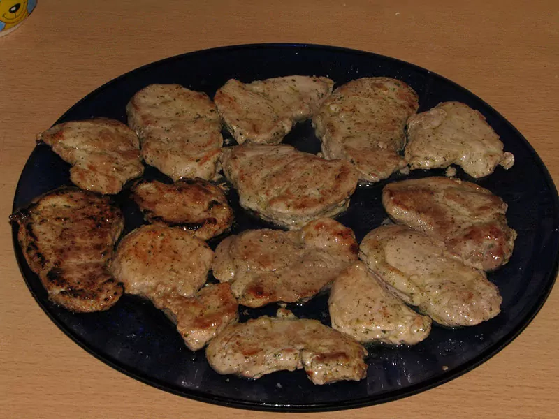 Cepta cūkas fileja uz pannas Cepta cūkas fileja uz pannas