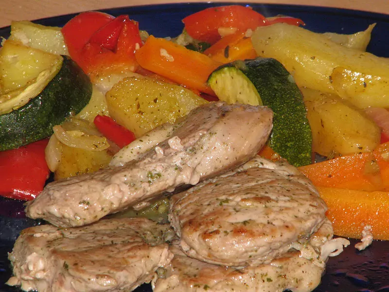 Cepta cūkas fileja uz pannas Cepta cūkas fileja uz pannas