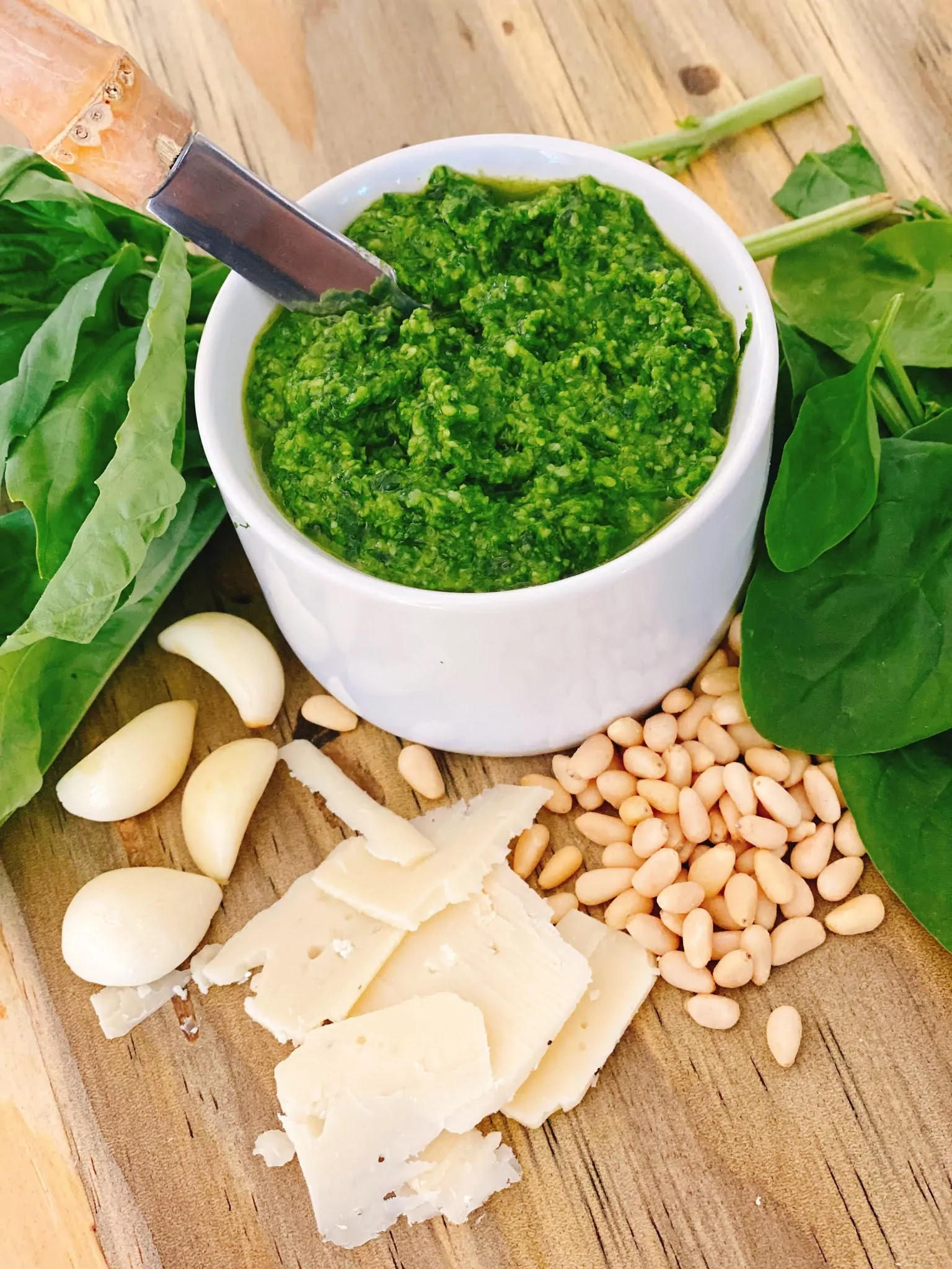 Spinach Basil Pesto