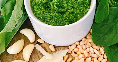 Spinach Basil Pesto