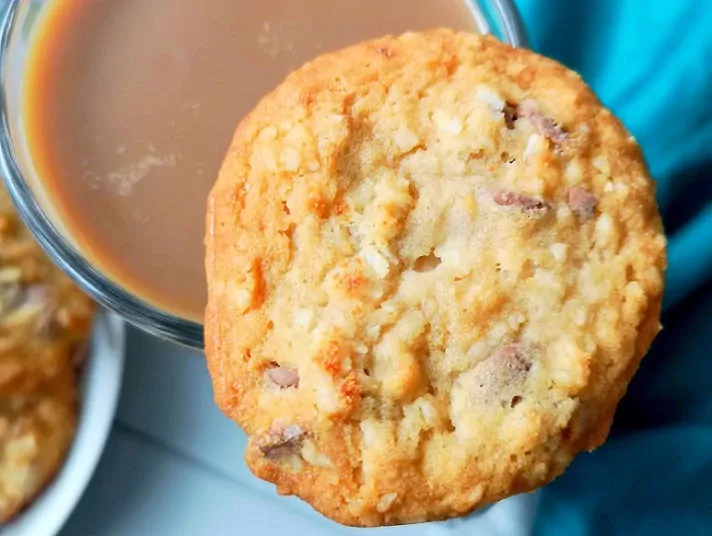 Kokosiniai sausainiai su šokoladu