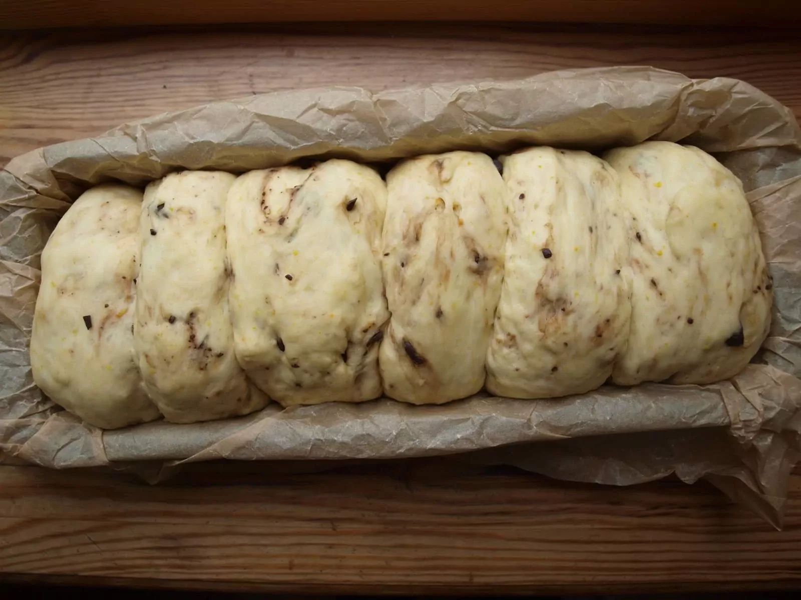 Brijošė su šokoladu ir apelsinais