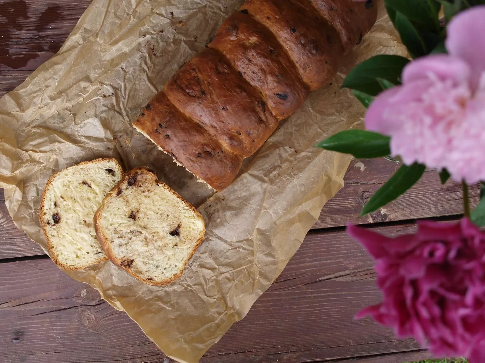 Brijošė su šokoladu ir apelsinais