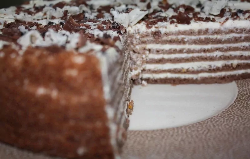 Tortas Mėnulis - gražus, skanus ir šlapias!