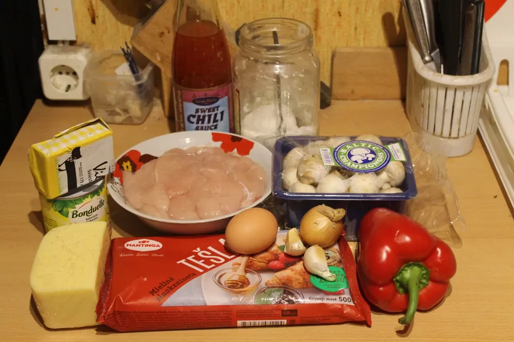 Vistas gaļas pīrāgs ar dubulto sieru