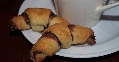 Rageliai su nutella