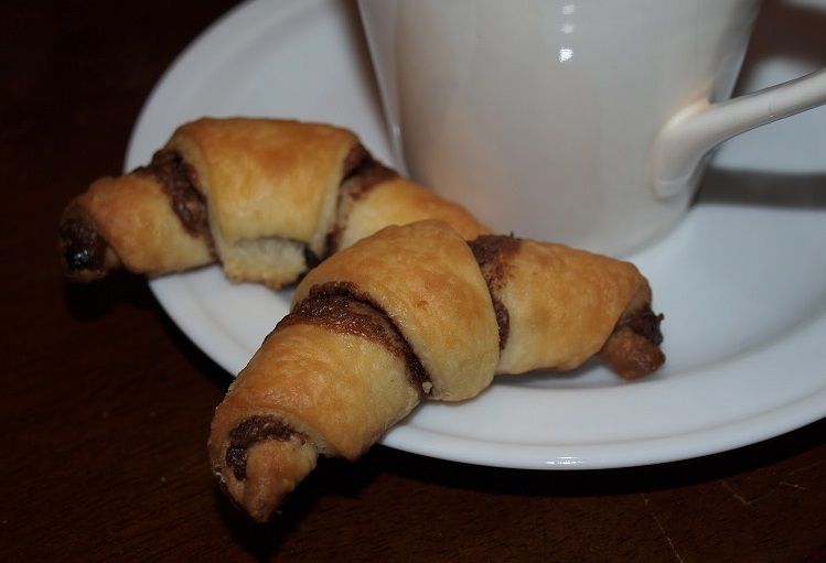 Rageliai su nutella