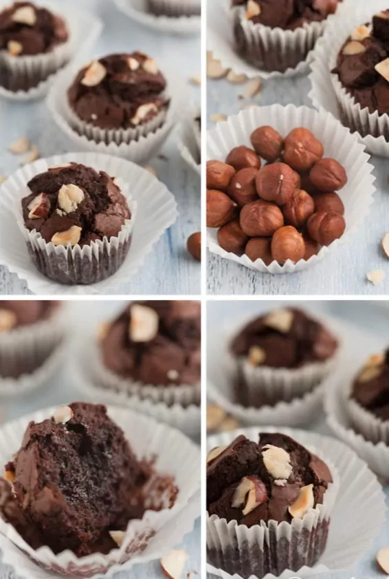 Nutella Brownies – aus der Mini Muffinform Nutella Brownies – aus der Mini Muffinform