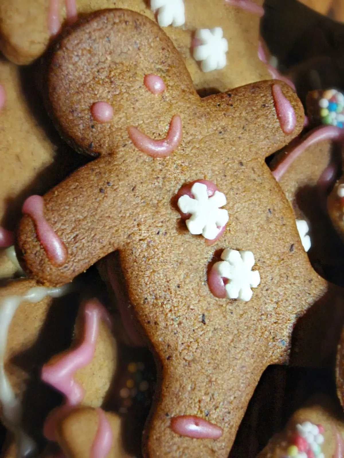 Dekoruoti sviestiniai kalėdiniai sausainiai