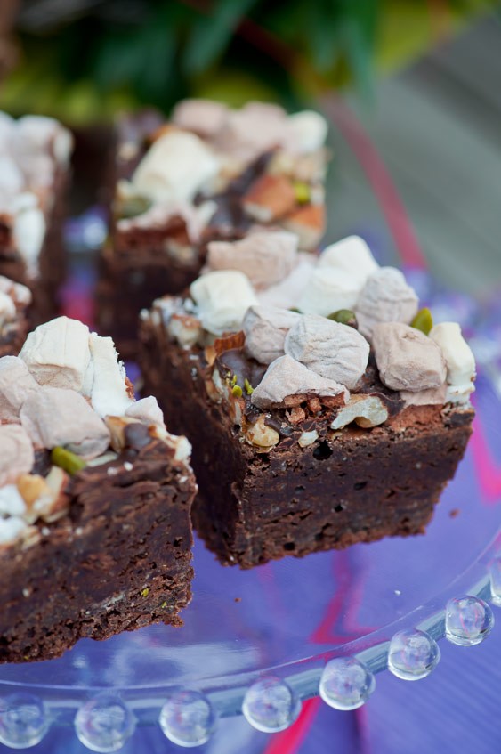 Rocky Road Brownies Einfache Brownies