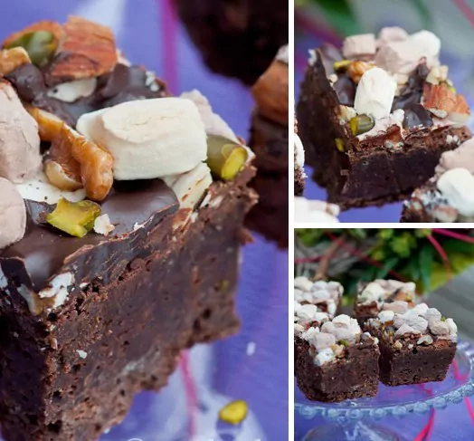 Rocky Road Brownies - Einfache Brownies