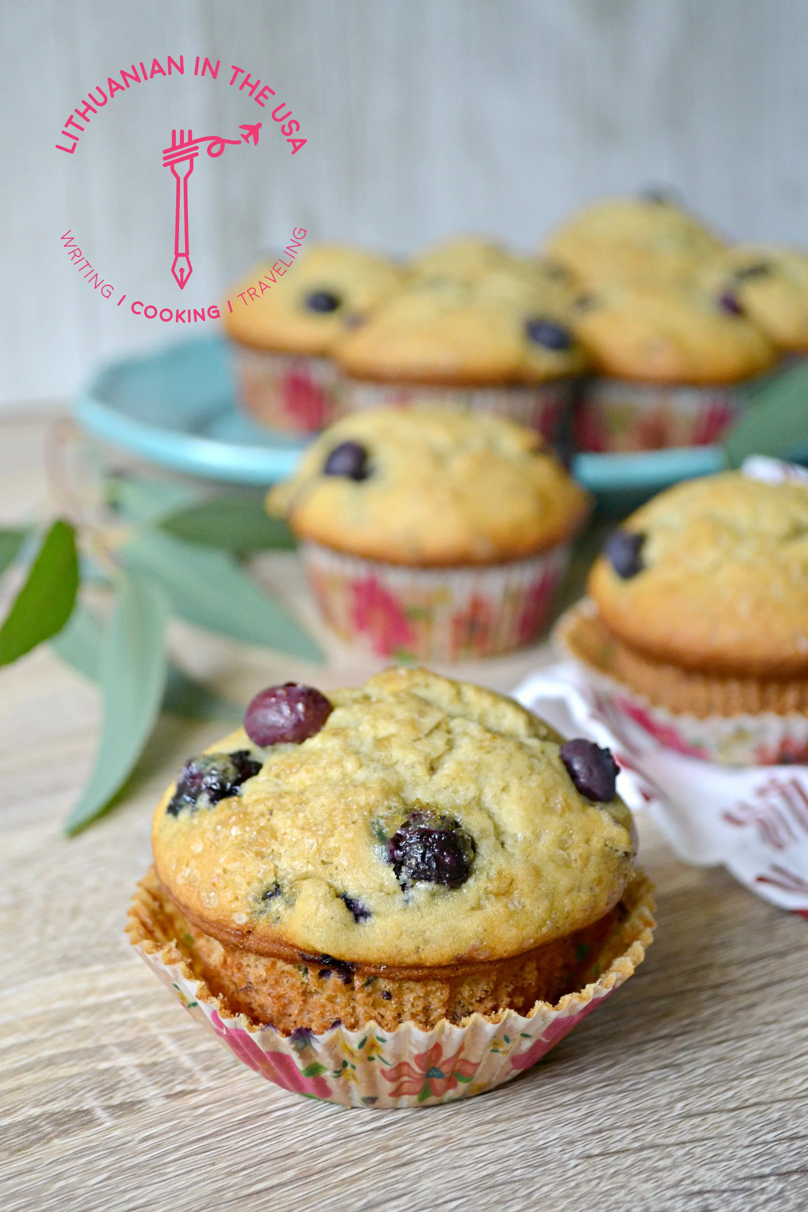 Bananiniai keksiukai su mėlynėmis Bananiniai keksiukai su mėlynėmis