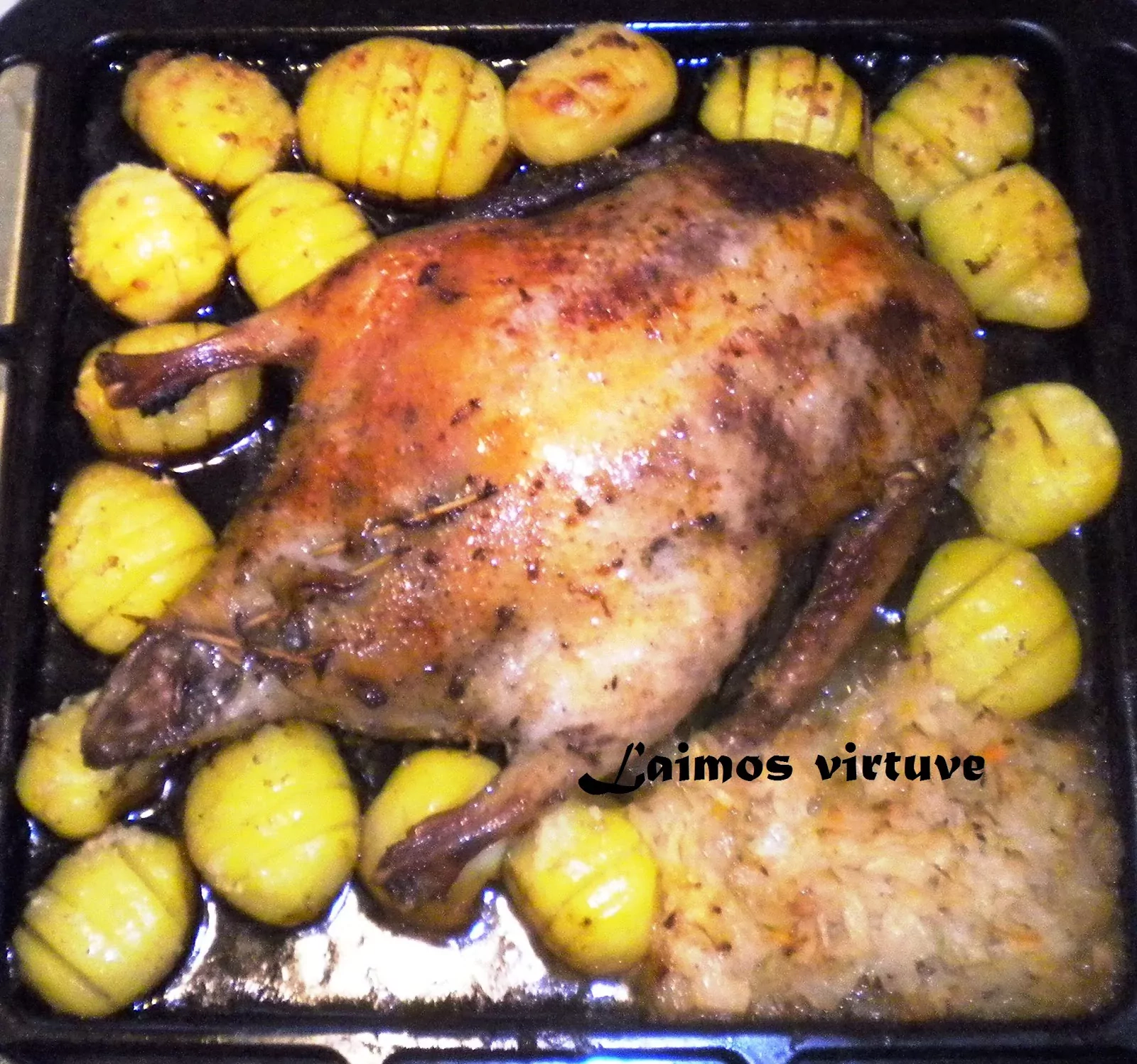 Kepta antis su raugintais kopūstais