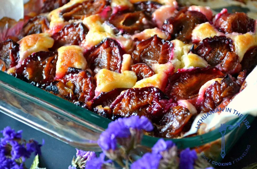 Gardusis slyvų pyragas - tokio skanaus dar nesate gaminę!