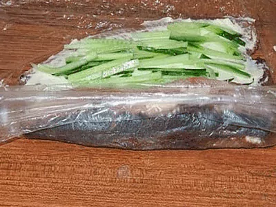 Skanus ir greitas silkės vyniotinis