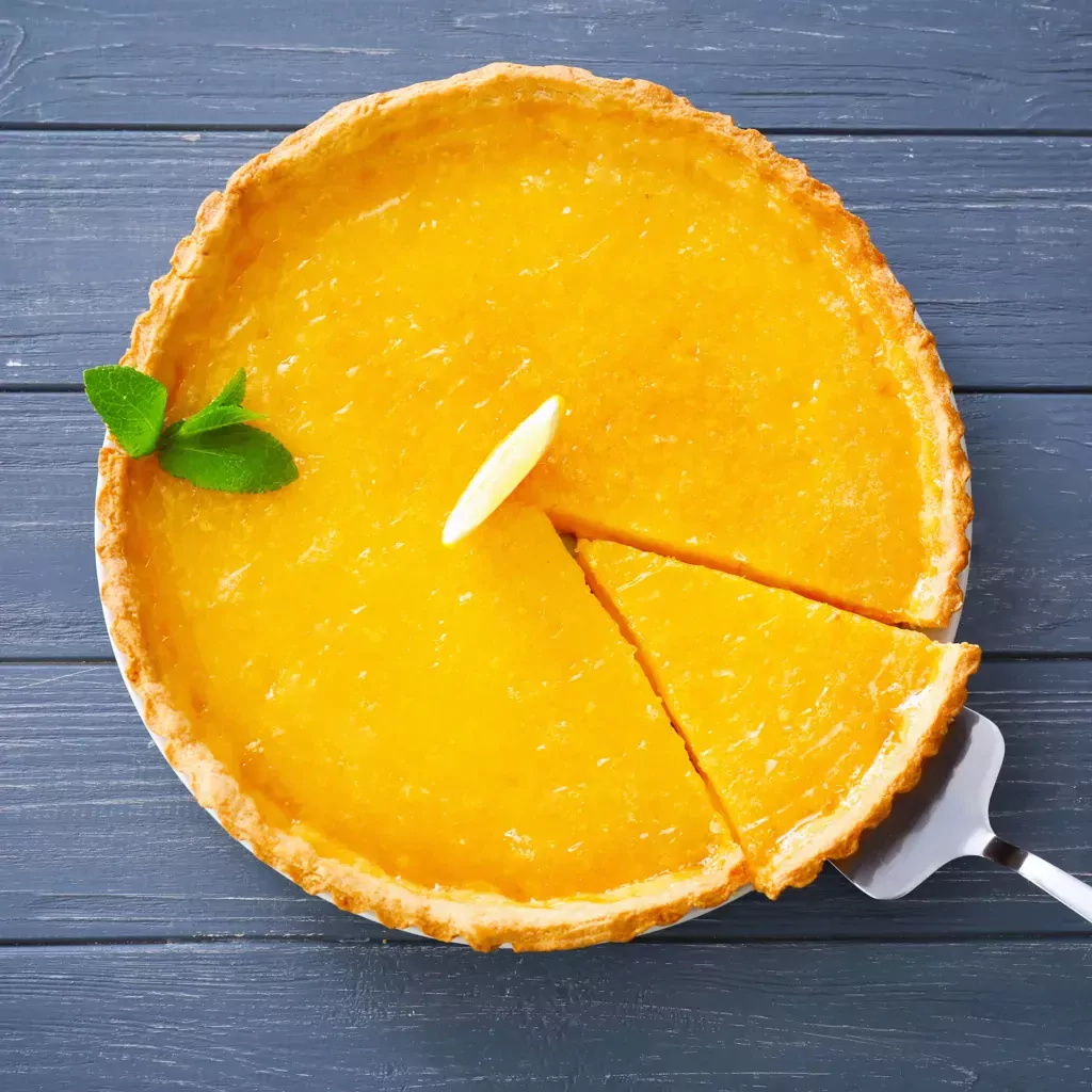 Tarte Au Citron - Ciasto cytrynowe (Cytrynowy płaski chleb)