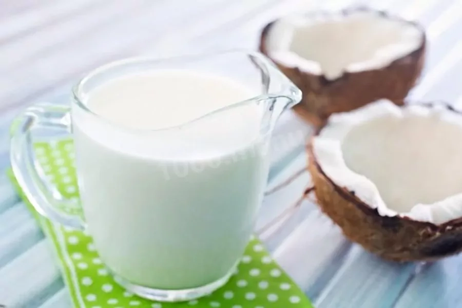 Домашнее кокосовое молоко без лактозы