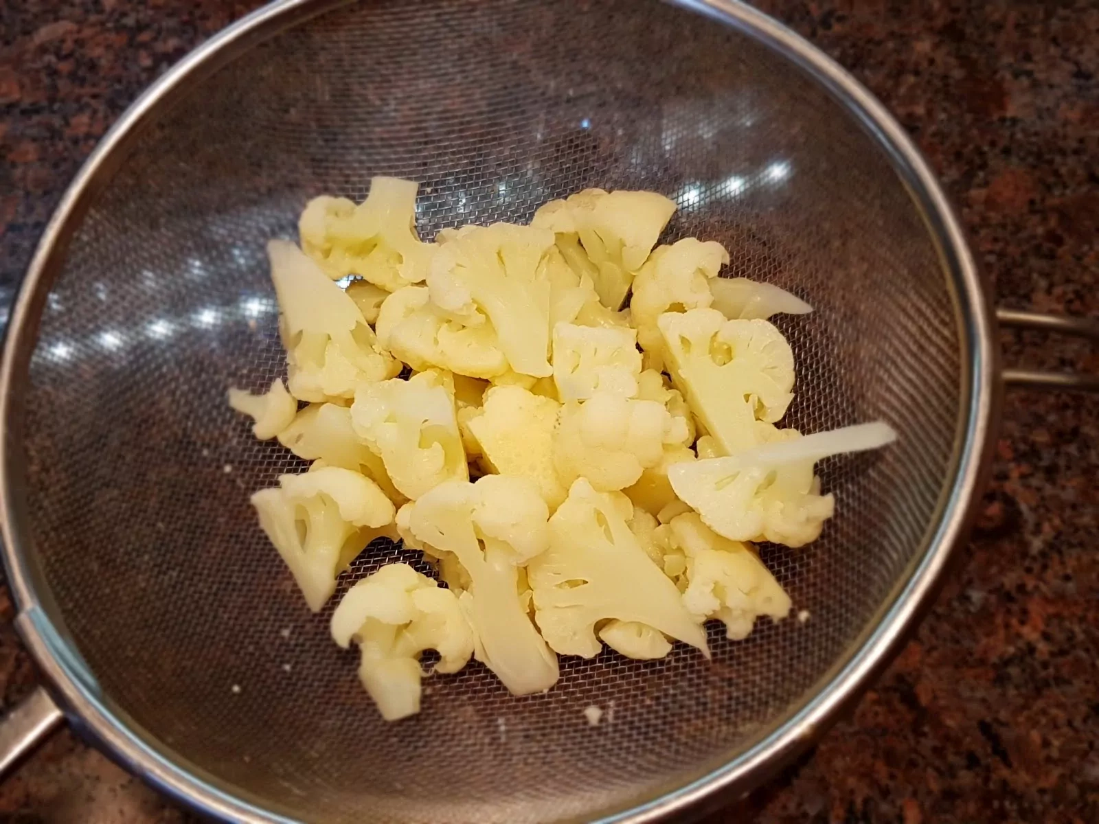 Gnocchi with Cauliflower in a Blue Cheese Cream Sauce