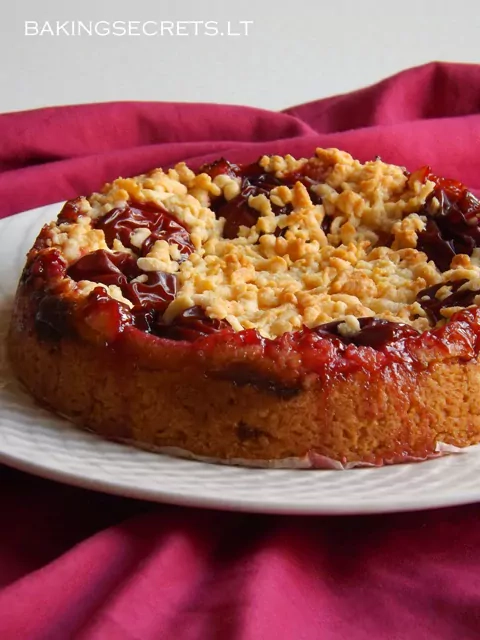 Творожный пирог со сливами (Cottage Cheese Plum Cake)