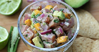 Ceviche z tuńczyka