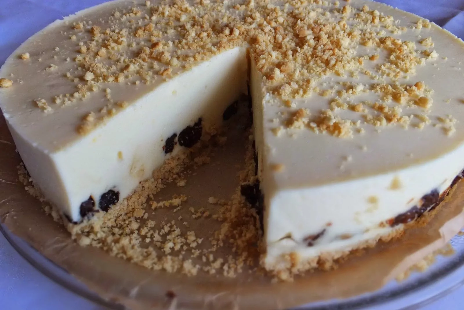 Varškės ir slyvų tortas pagal Beatą