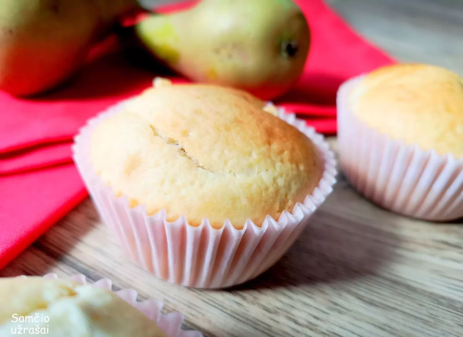 Keksiukai su kriaušėmis - vien kriaušių kvapas kepant yra kažkas nerealaus!