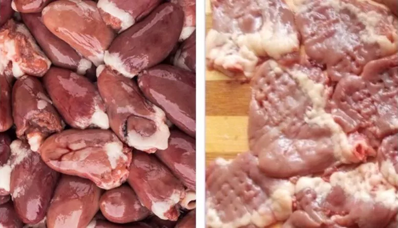 Greitai paruošiamas traškus vištienos širdelių kepsnys "Sudaužytas širdis"