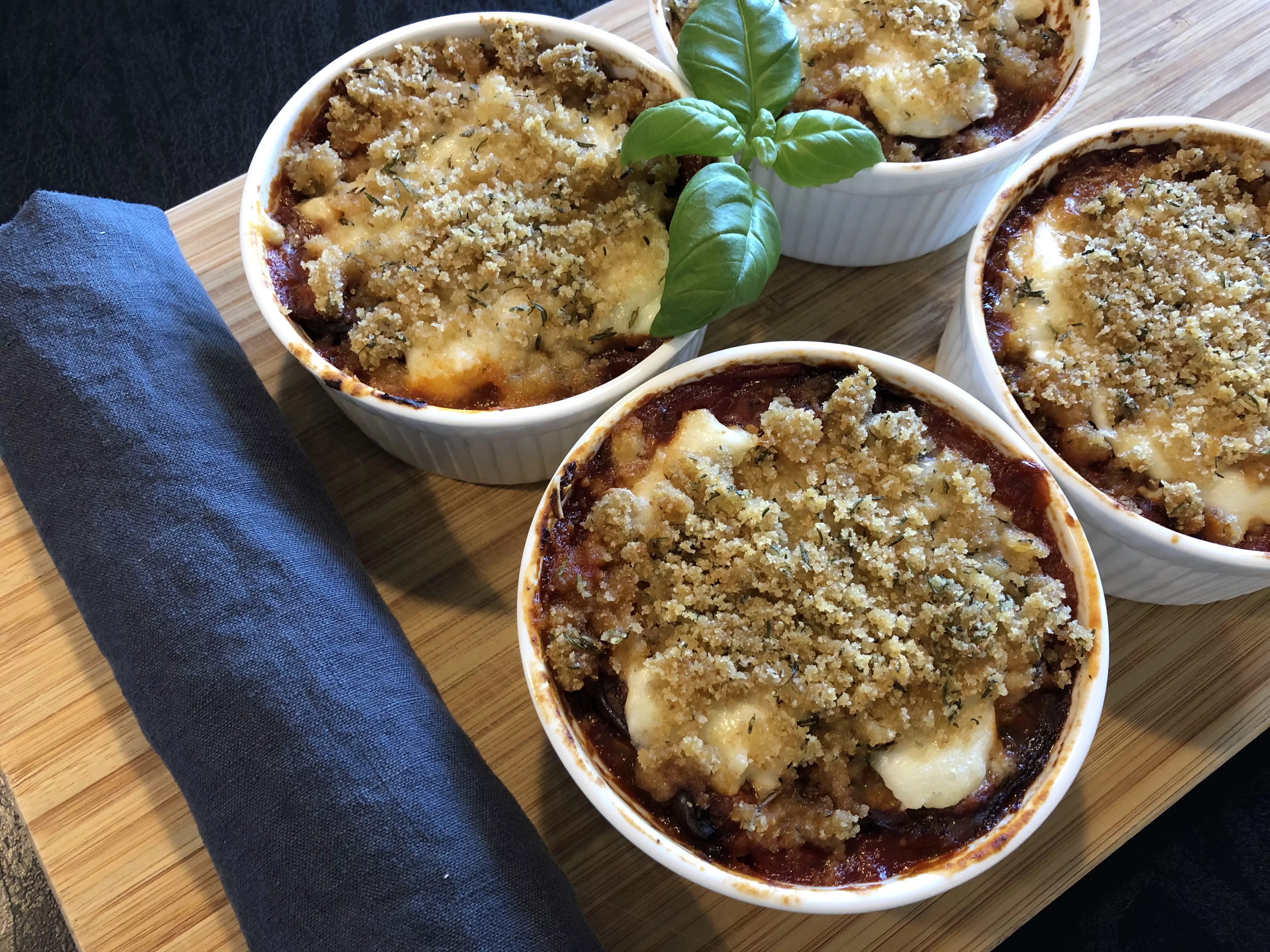 Aubergine - Eggplant parmigiana