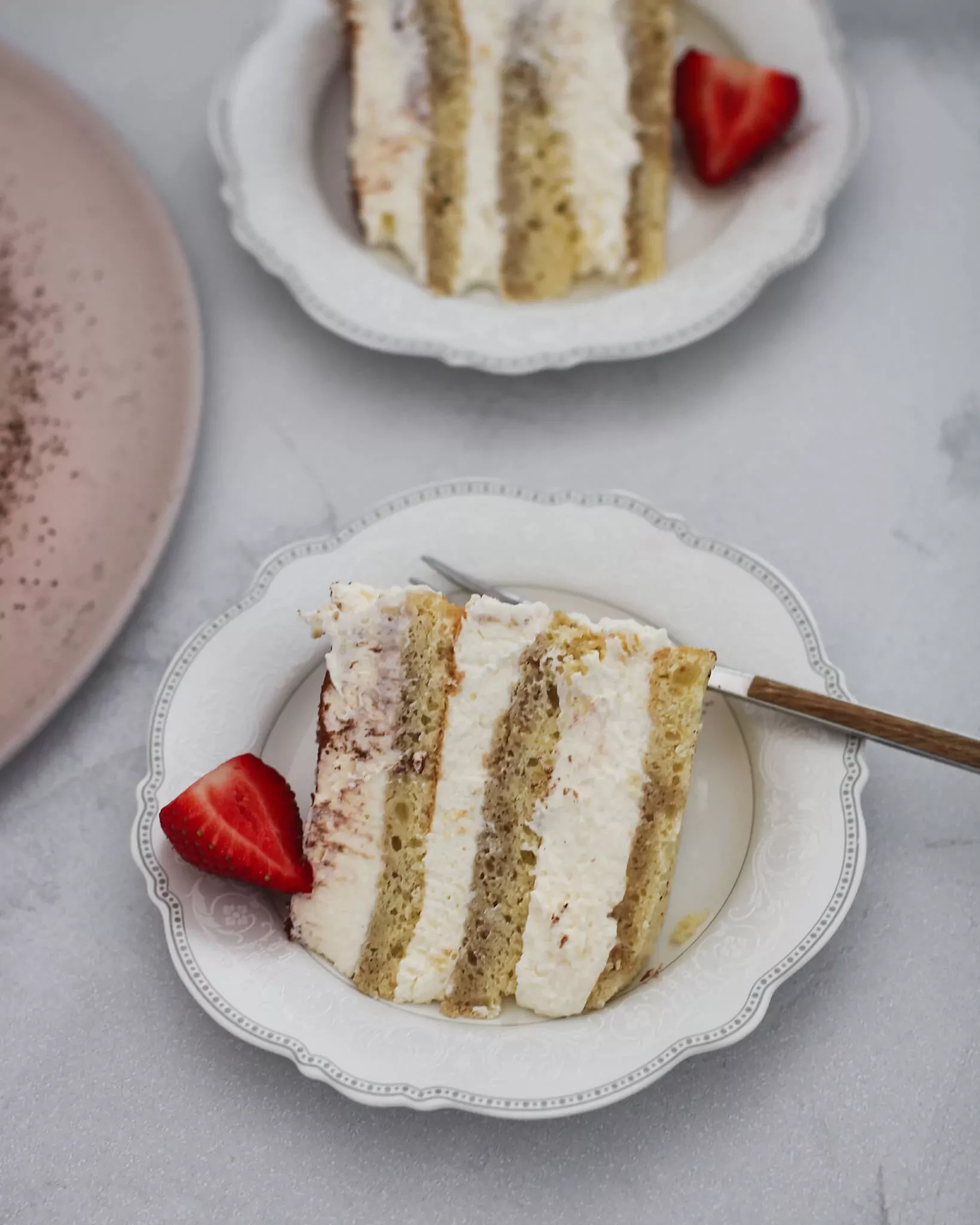 Nuogas tiramisu maskarponės sūrio tortas
