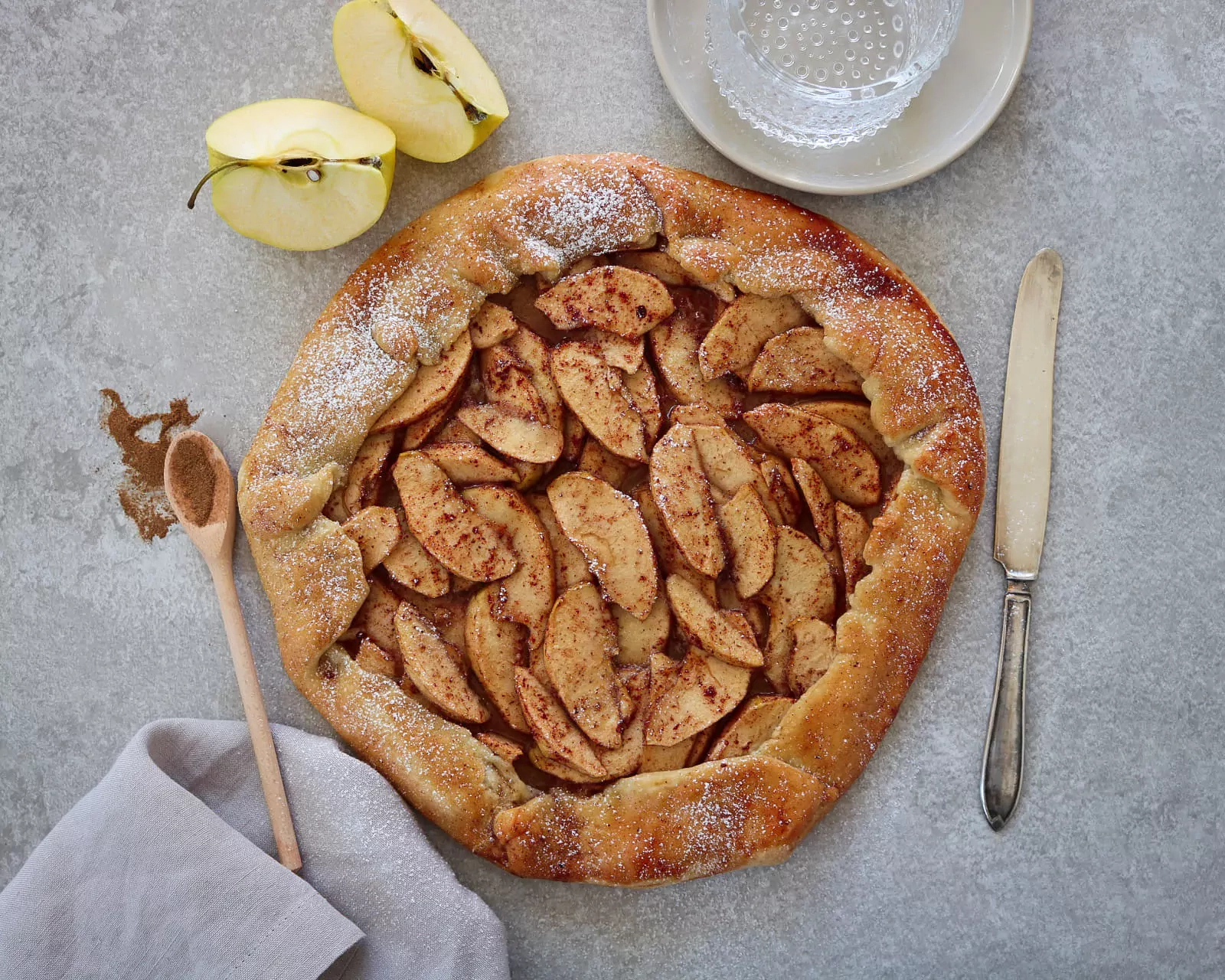 Яблочный пирог - галет (Apple galette)