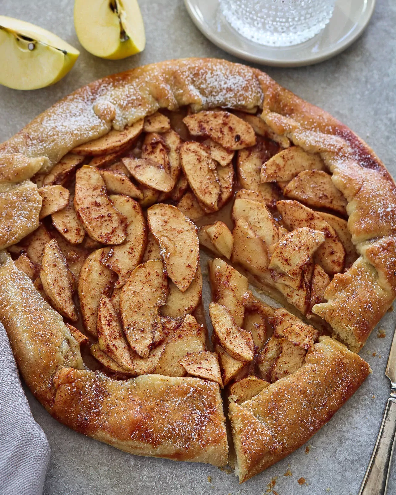 Яблочный пирог - галет (Apple galette)
