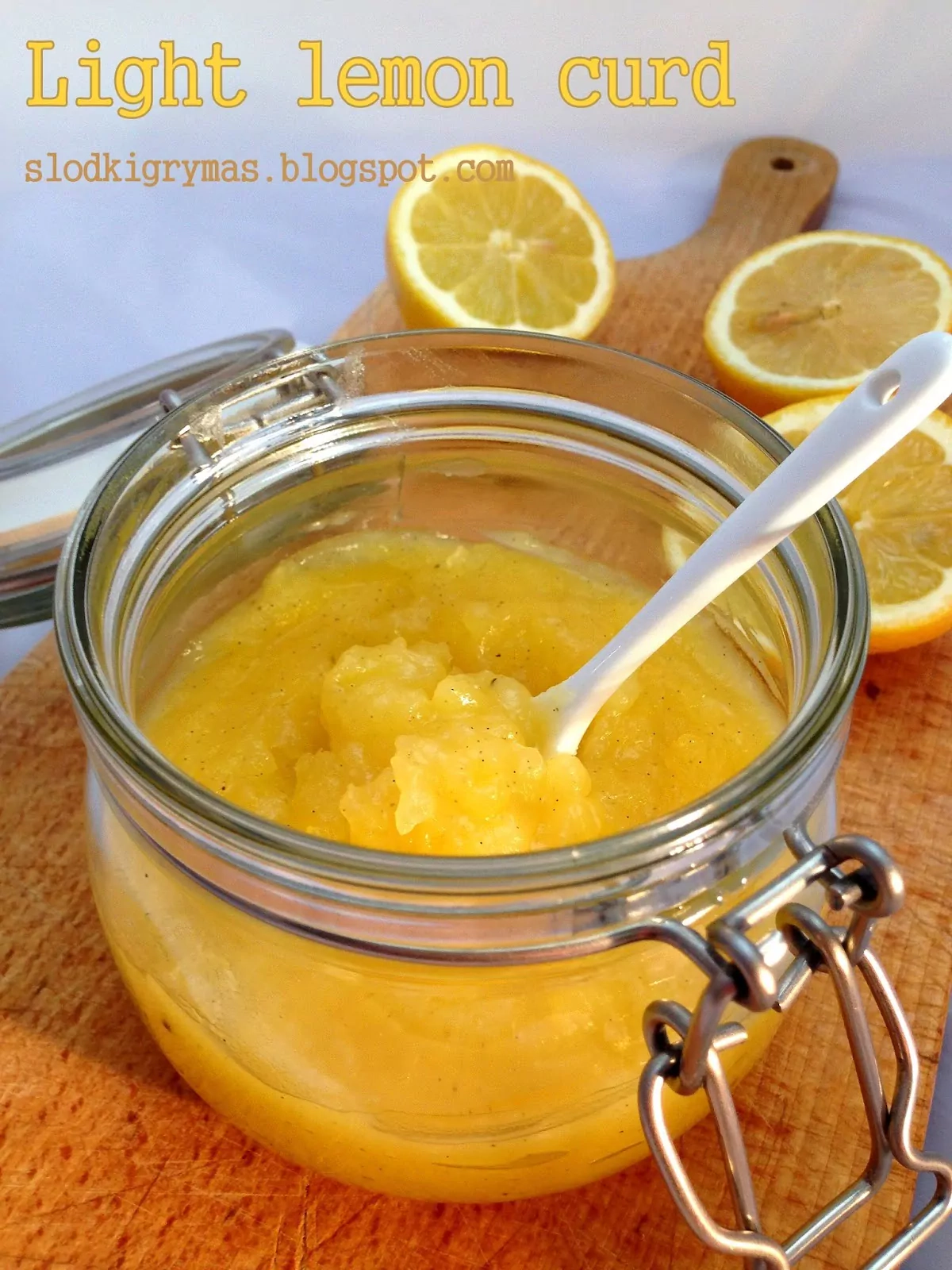 Light lemon curd (krem cytrynowy bez tłuszczu)