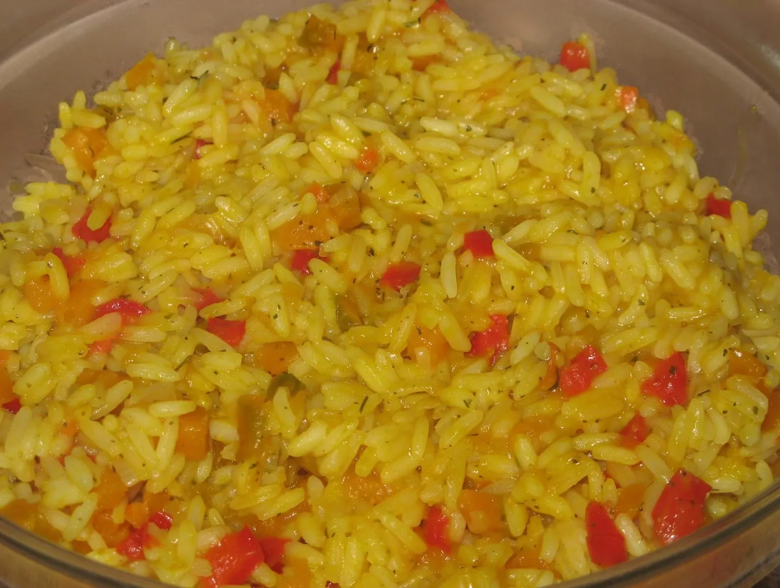 Ryžiai su moliūgu ir paprika - garnyras pasakiškai tinkantis prie vištienos !