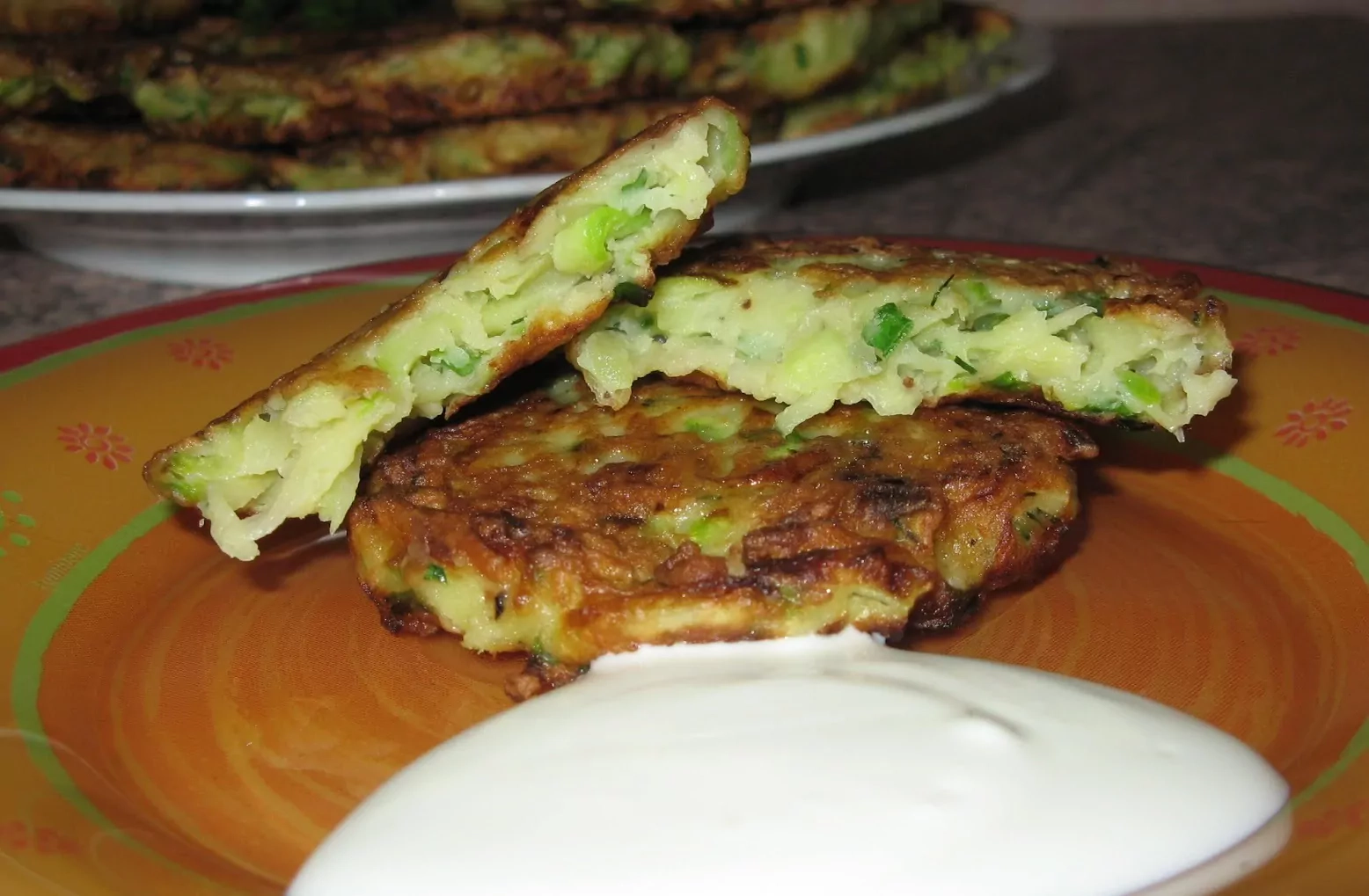 Cukinijų sklindžiai - idealūs ir labai primena bulvinius blynus!